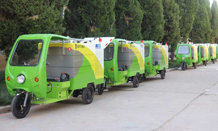 美麗首都環境小型電動高壓清洗車助力北京環衛