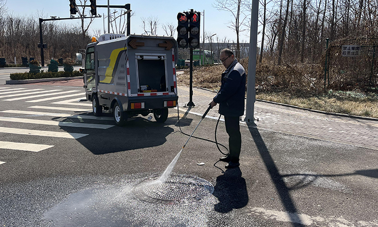 高壓路面沖洗清洗車 小區(qū)高壓清洗車