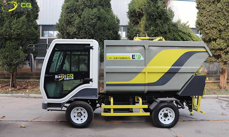 掛桶式垃圾清運車小區，景區，鄉鎮垃圾桶清潔清理方便快捷