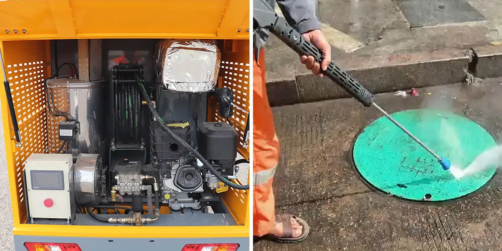 小型高溫高壓沖洗車(chē)_高壓沖洗車(chē)_高壓清洗車(chē)_沖洗車(chē)