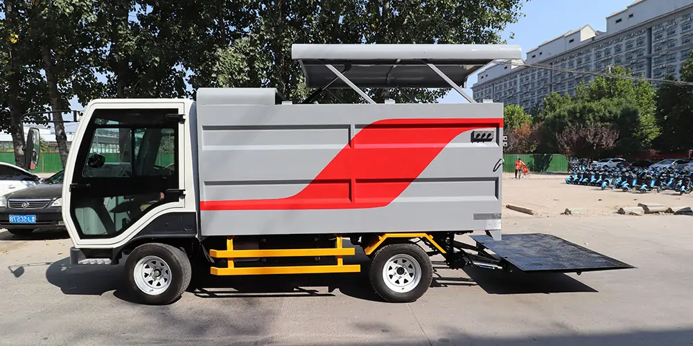 純電動分類垃圾清運車_垃圾分類車_純電動垃圾車_小區垃圾轉運車