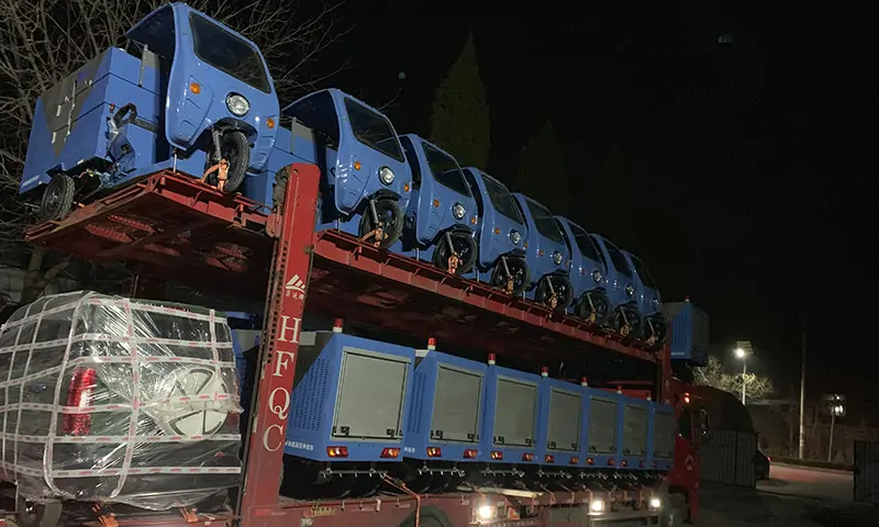 小型高壓清洗車發貨實拍！助力北京環衛，共建美好生活環境！