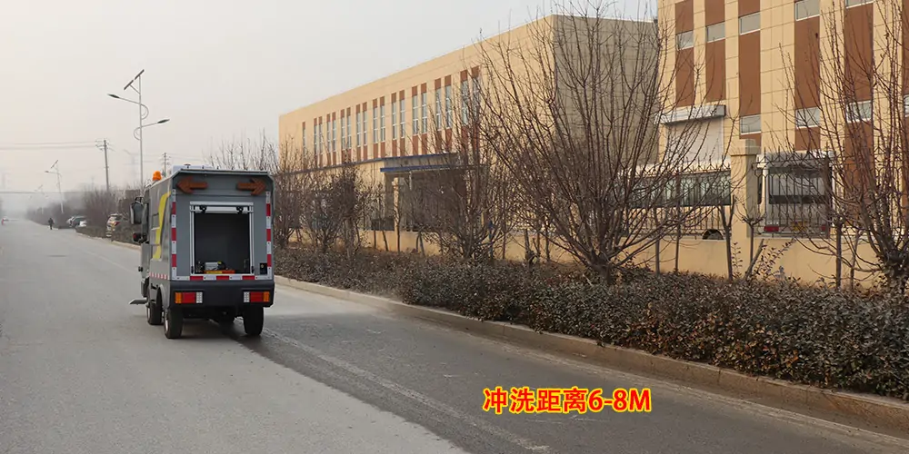 高壓清洗車_小區高壓清洗車_物業小型高壓沖洗車_園區高壓清洗車