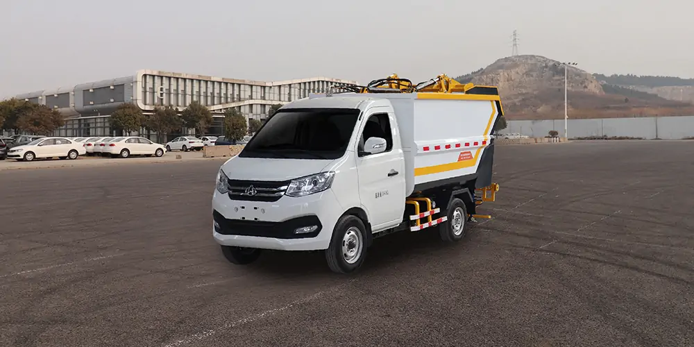 后裝式垃圾清運車_環衛垃圾車_市政垃圾車_小型環衛垃圾車