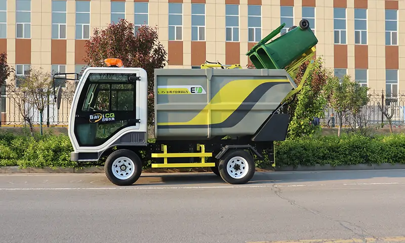 純電動后裝式垃圾清運車：環保先行，高效清理垃圾