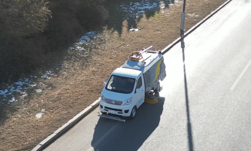 新能源純電動洗掃車助力城市環境建設