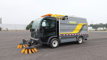 多功能樹葉收集車BY-T50工作模式