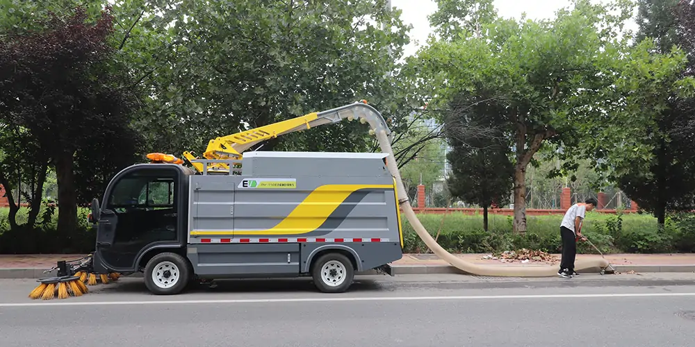 樹葉收集車 多功能樹葉收集車吸樹葉的機器 新型樹葉收集車