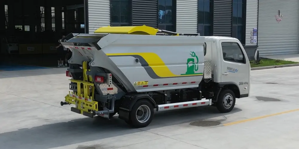 新能源后裝式垃圾車，純電動垃圾車，電動垃圾車，小型垃圾車