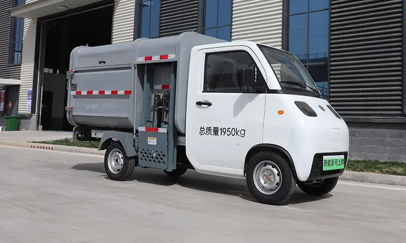 新能源自裝卸垃圾清運車：靈活、時尚、實用的新型垃圾清運裝備