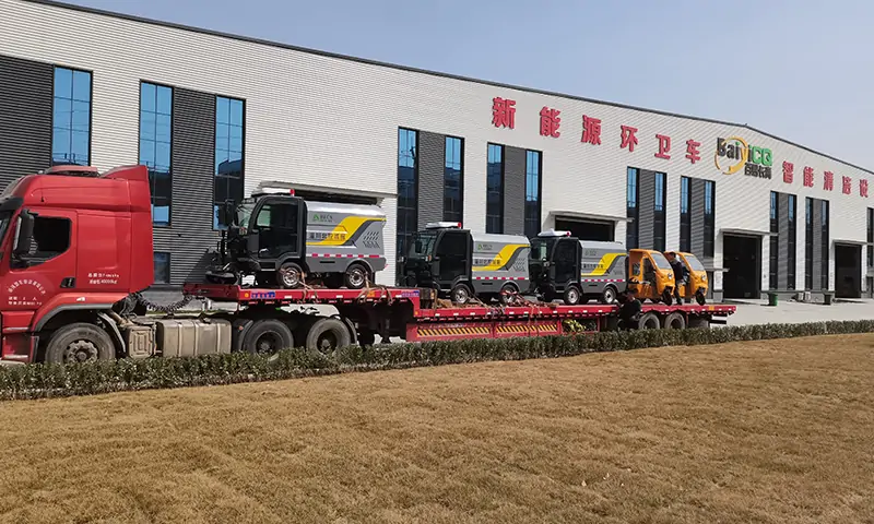 純電動路面養護車發貨 助力城市精細化環衛管理