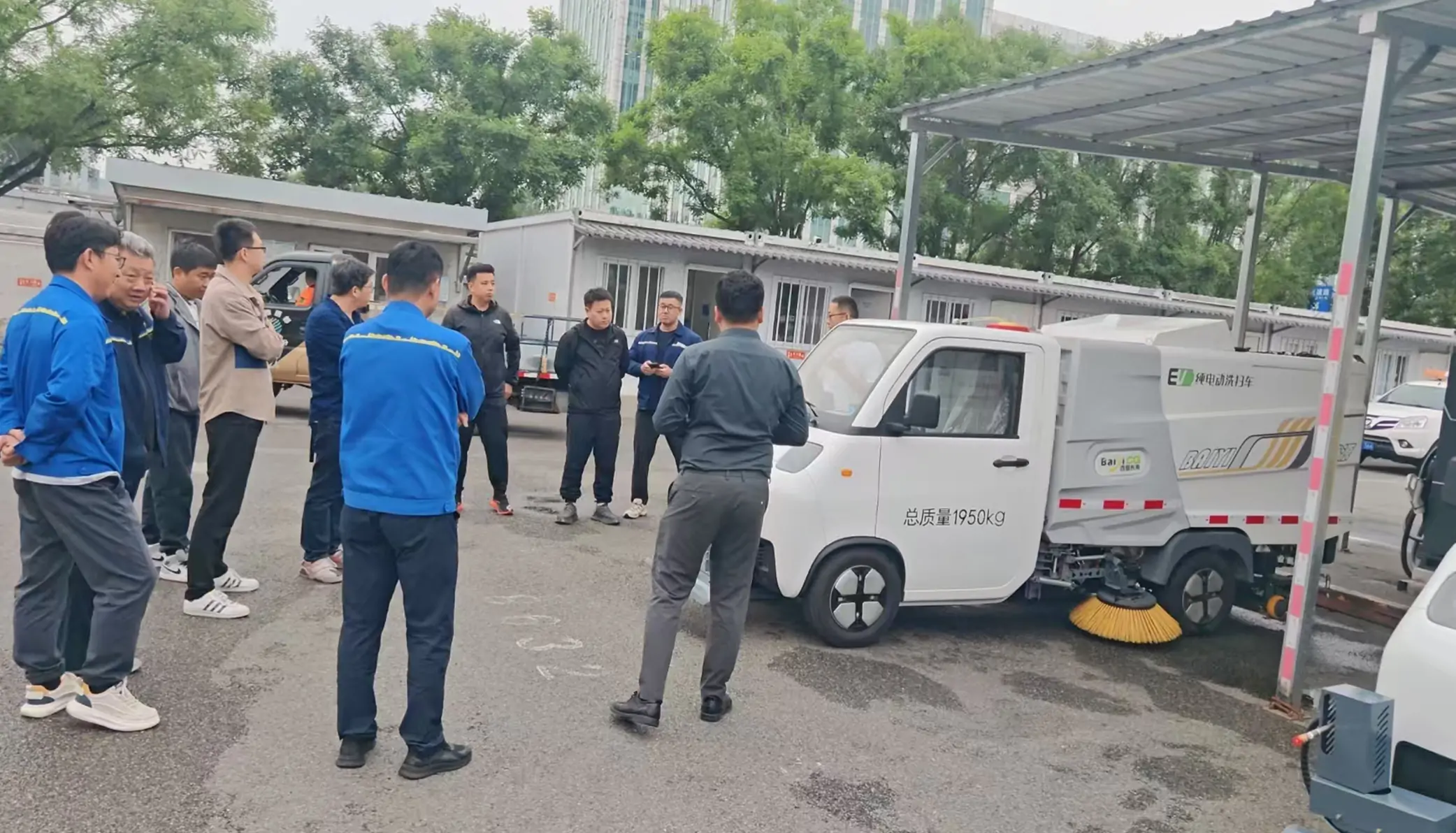 山東百易長青北京環衛集團-培訓現場