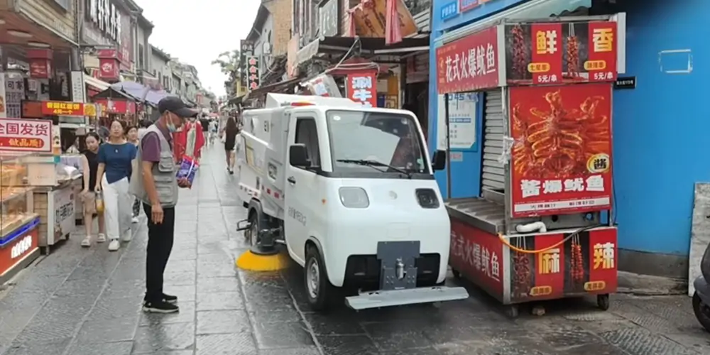新能源洗掃車_小型新能源洗掃車_洗掃車_純電動(dòng)洗掃車