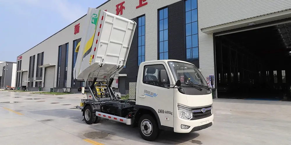 新能源垃圾車，后裝式垃圾車，純電動垃圾車，電動垃圾車